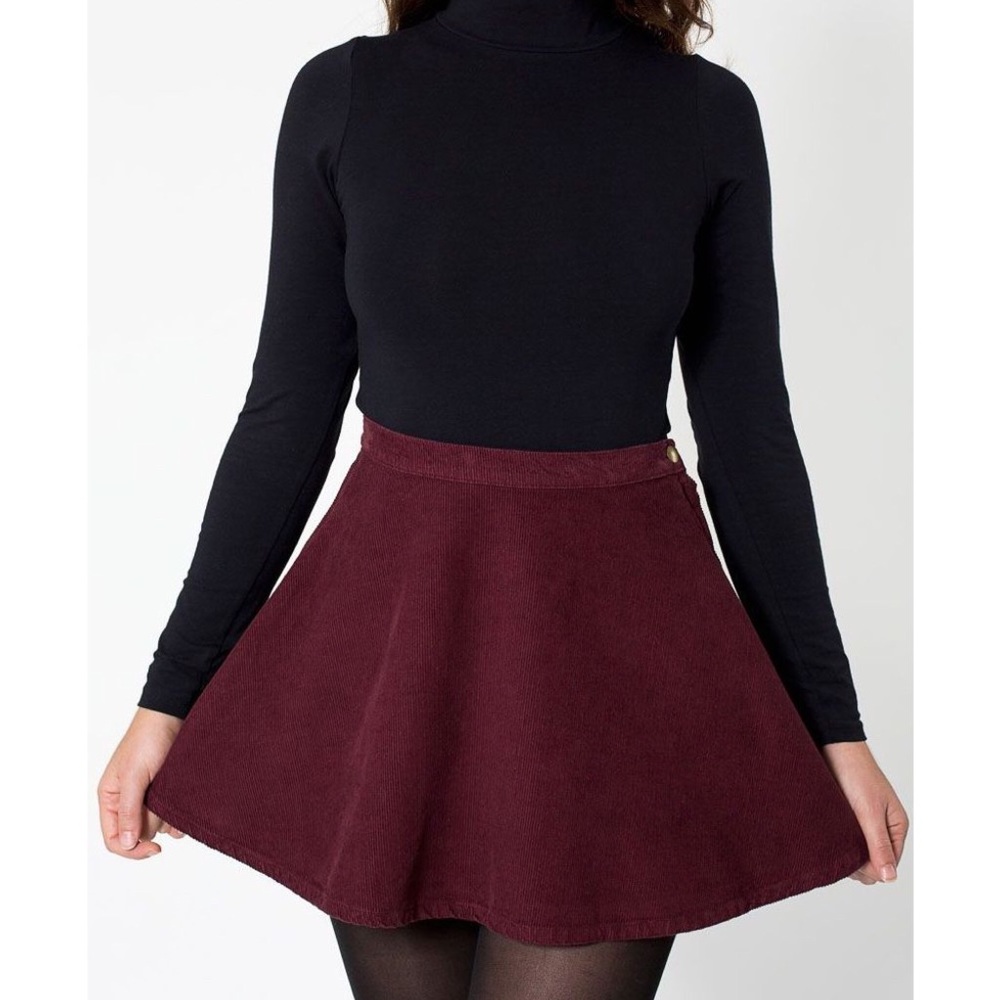 American Apparel Corduroy Skirt